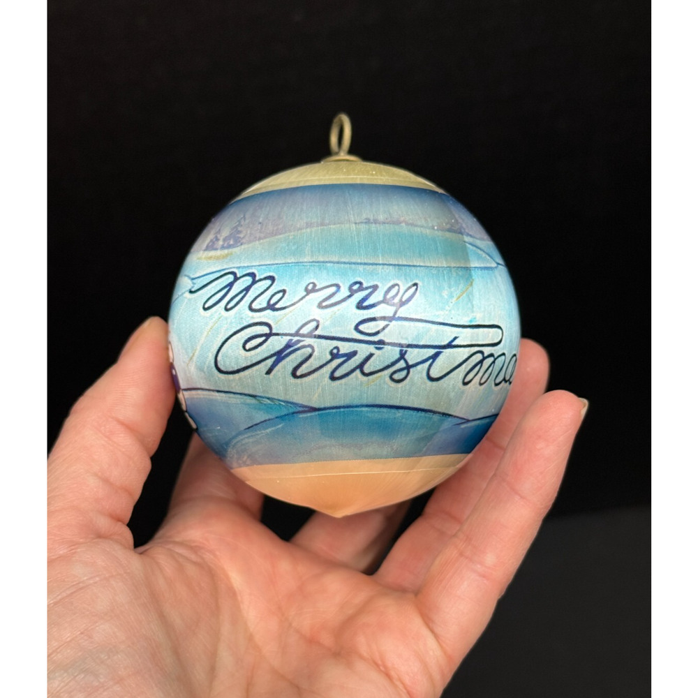 Vtg ZIGGY The Skater Satin wBox Merry Christmas 1984 American Greetings Ornament - Picture 3 of 9